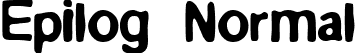 Epilog Normal font - epilog.ttf