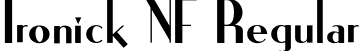 Ironick NF Regular font - IronickNF.otf