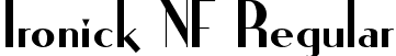 Ironick NF Regular font - IronickNF.ttf