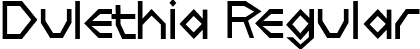 Dulethia Regular font - dulet___.ttf