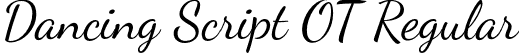 Dancing Script OT Regular font - Dancing Script OT.otf