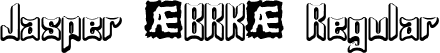 Jasper (BRK) Regular font - jasper.ttf