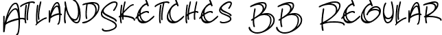 AtlandSketches BB Regular font - atlandsketchesbb_reg.ttf