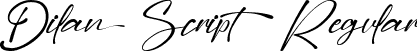 Dilan Script Regular font - DilanScript-4BLdx.ttf