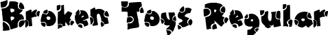 Broken Toys Regular font - BROKENTOYS.ttf