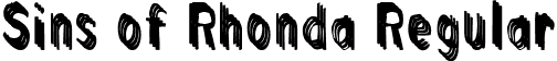 Sins of Rhonda Regular font - sinsr___.ttf