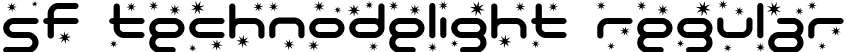 SF Technodelight Regular font - SFTechnodelight.ttf