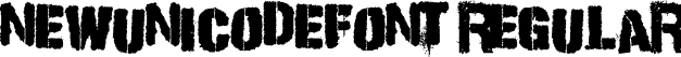 NewUnicodeFont Regular font - punk kid.ttf