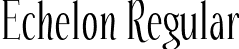 Echelon Regular font - echelon rg.otf