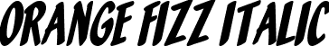 Orange Fizz Italic font - orangefizzi.ttf