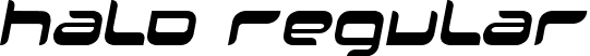 Halo Regular font - HALO____.TTF