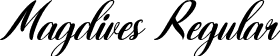 Magdives Regular font - Mangdives.ttf