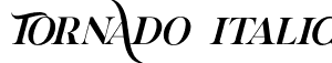 Tornado Italic font - Tornado Italic Serif Font - Demo.otf