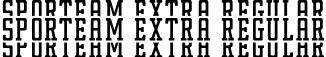 Sporteam Extra Regular font - Sporteam Extra.otf