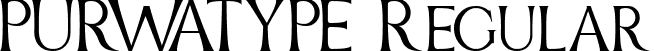 PURWATYPE Regular font - PURWATYPE demo.otf