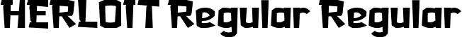 HERLOIT Regular Regular font - HERLOIT Trial.ttf