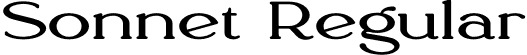 Sonnet Regular font - Sonnet.otf