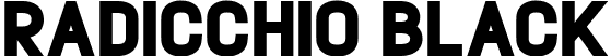 Radicchio Black font - Radicchio Black.otf