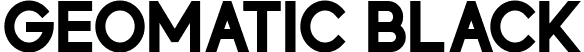 Geomatic Black font - Geomatic Black.ttf