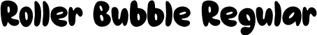 Roller Bubble Regular font - Roller Bubble.otf