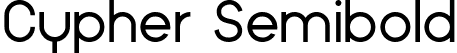 Cypher Semibold font - Cypher-Semibold.ttf