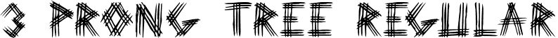 3 Prong Tree Regular font - 3PROT___.TTF