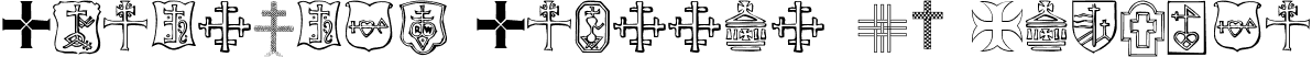 Christian Crosses IV Regular font - Chriciv_.ttf