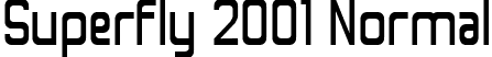 Superfly 2001 Normal font - SUPEN___.TTF