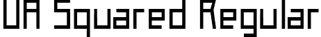 UA Squared Regular font - UASQUARE.TTF