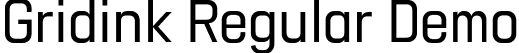 Gridink Regular Demo font - gridink-regular-font.otf