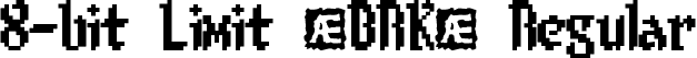 8-bit Limit (BRK) Regular font - 8bitlim.ttf