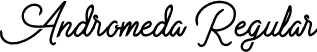 Andromeda Regular font - Andromeda-4Bed4.otf