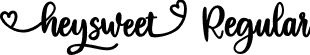 heysweet Regular font - heysweet.otf