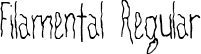 Filamental Regular font - Filamental.ttf