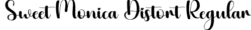 Sweet Monica Distort Regular font - Sweet Monica Distort.ttf