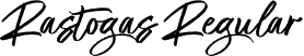 Rastogas Regular font - Rastogas Brush.ttf