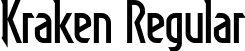 Kraken Regular font - Kraken.ttf