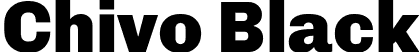 Chivo Black font - Chivo-Black.otf