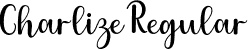 Charlize Regular font - Charlize.otf