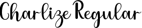 Charlize Regular font - Charlize.ttf