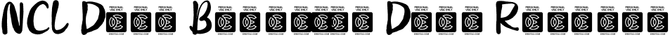 NCL Dear Bellotea Demo Regular font - NCLDearBellotea-Demo.otf