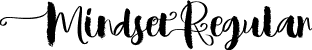 Mindset Regular font - Mindset-DEMO.ttf