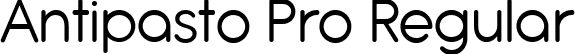 Antipasto Pro Regular font - Antipasto-Pro-Regular-trial.ttf