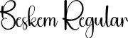 Beskem Regular font - Beskem.otf