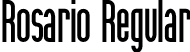 Rosario Regular font - Rosario.otf