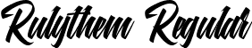 Rulythem Regular font - Rulythem-2OzXo.ttf