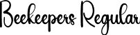 Beekeepers Regular font - Beekeepers.otf