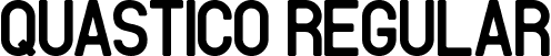 QUASTICO Regular font - Quastico.ttf