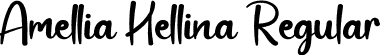 Amellia Hellina Regular font - Amellia-Hellina.otf