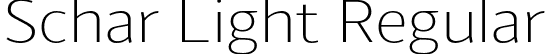 Schar Light Regular font - Schar-Light.otf